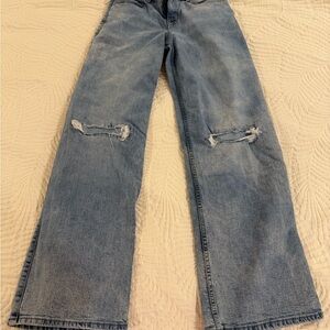 Abercrombie Kids High Rise Blue Jeans